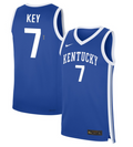 Teonni Key Jersey #7 Kentucky Wildcats NIL Basketball Royal