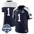 Team Jersey #1 Penn State 2025 Pinstripe Bowl Champions Patch Stitched