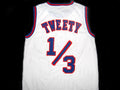 Tweety Bird Jersey #13 Tune Squad Space Jam Movie Basketball White
