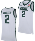 Tyson Walker Jersey #2 Michigan State Spartans Replica Basketball 2023-24 White