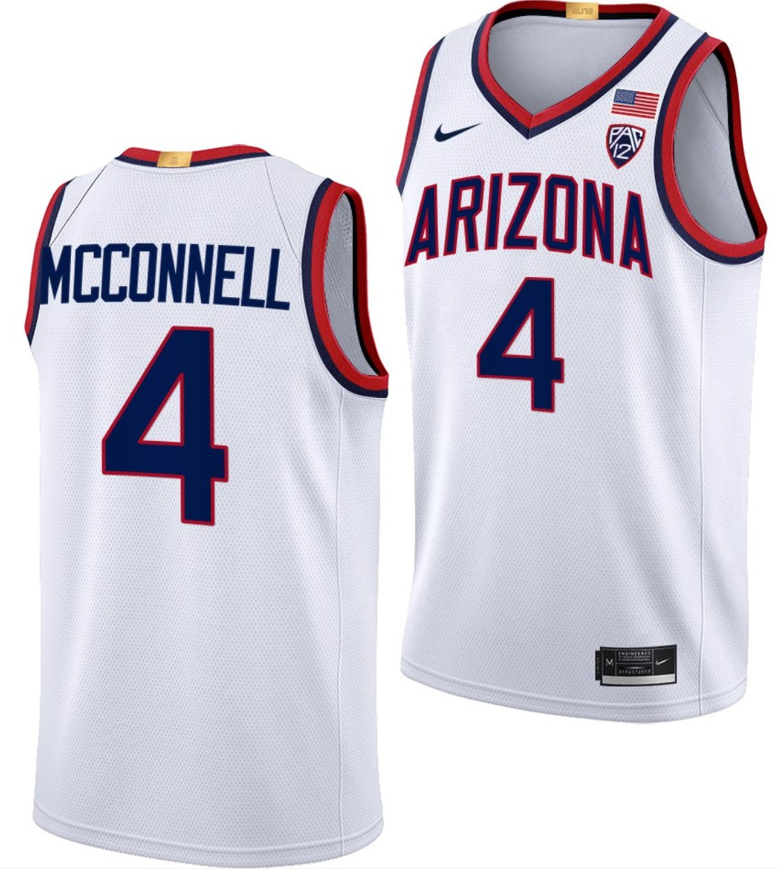 TJ McConnell Jersey Arizona Wildcats College Basketball Limited #4