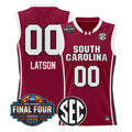 Ta'Niya Latson Jersey #00 South Carolina 2026 Final Four Stitched Garnet