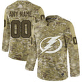 Tampa Bay Lightning Camo Customized Jersey Stitched
