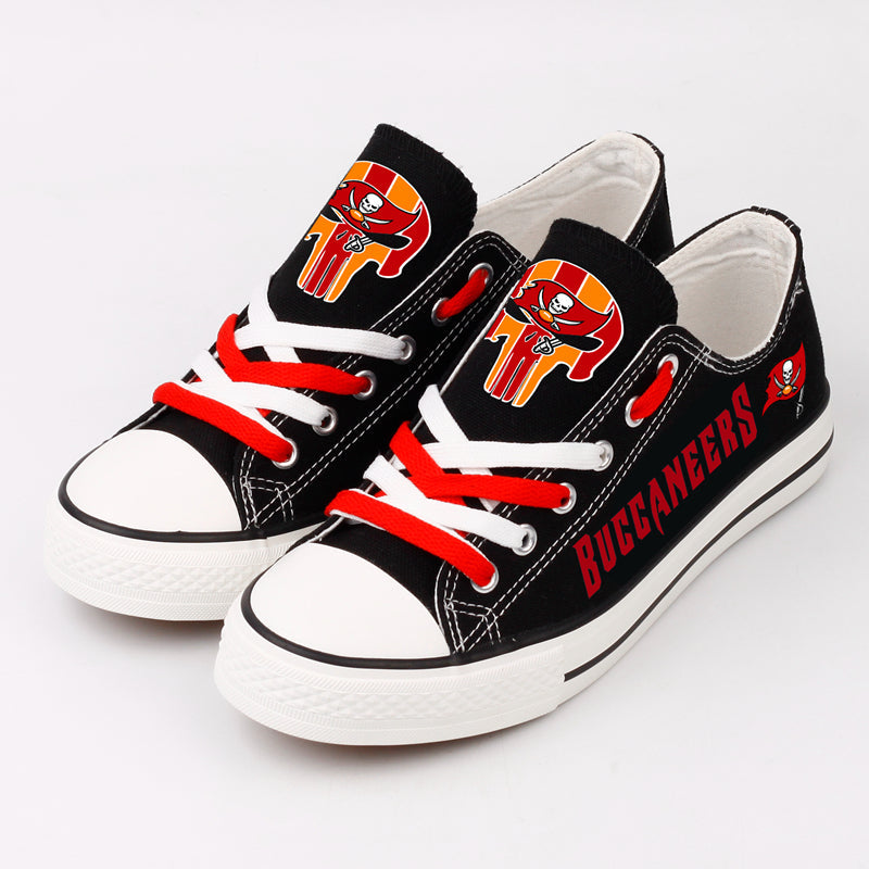 Tampa Bay Buccaneers Low Top Canvas Sport Sneakers Shoes For Men Women Fans