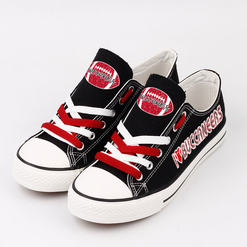 Tampa Bay Buccaneers Low Top Canvas Sport Sneakers Shoes For Men Women Fans