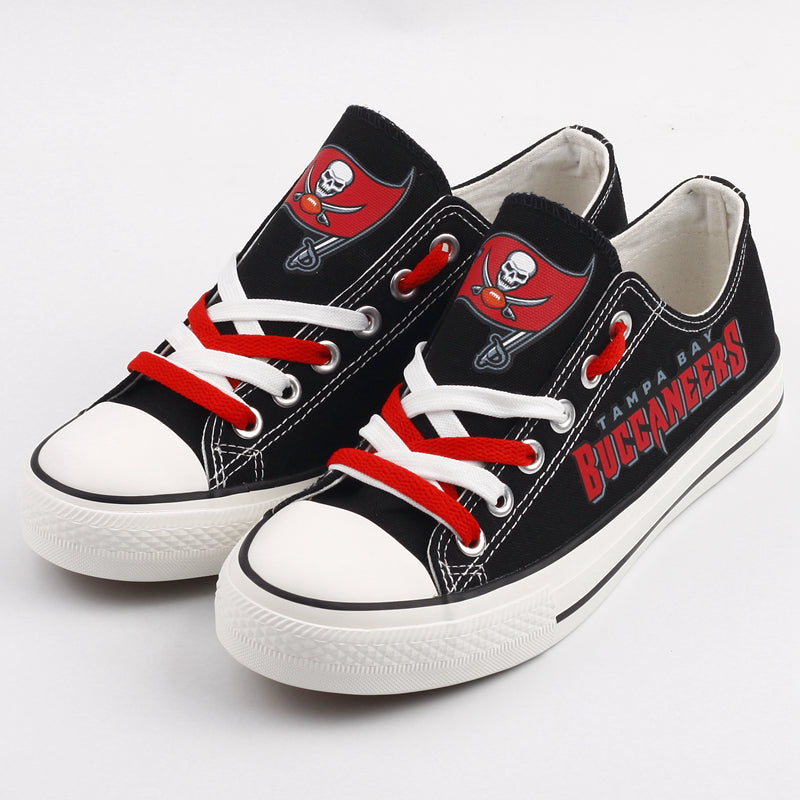 Tampa Bay Buccaneers Low Top Canvas Sport Sneakers Shoes For Men Women Fans