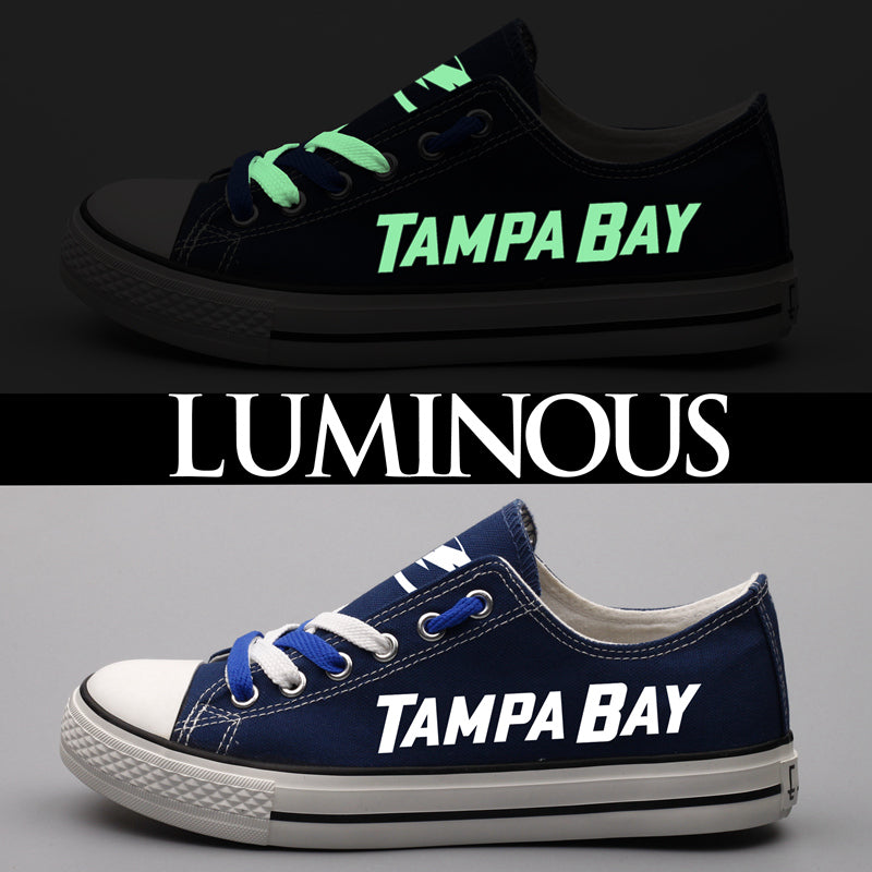 Tampa Bay Lightning Low Top Canvas Sport Sneakers Shoes For Men Women Fans
