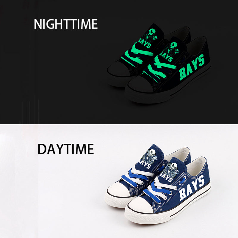 Tampa Bay Rays Limited Print Low Top Canvas Shoes Sport Sneakers For Men Women Fans