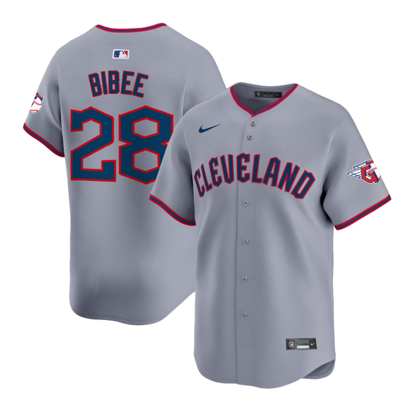 Tanner Bibee Jersey #28 Cleveland Guardians 2025 Vapor Premier Limited All Stitched