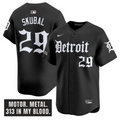 Tarik Skubal Jersey #29 Detroit Tigers Motor Gothic Edition Vapor Premier Limited Stitched