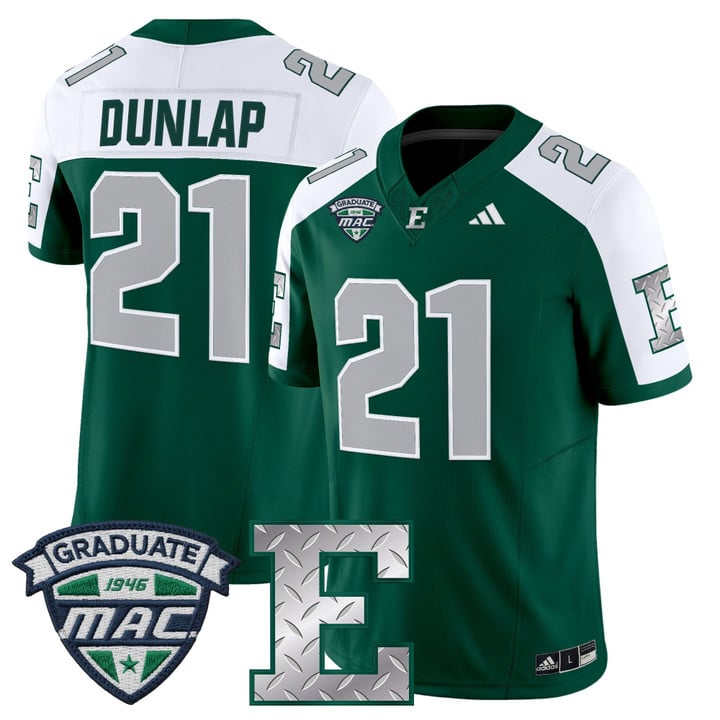 Tavierre Dunlap Jersey #21 Eastern Michigan Eagles 2025 Limited Stitched
