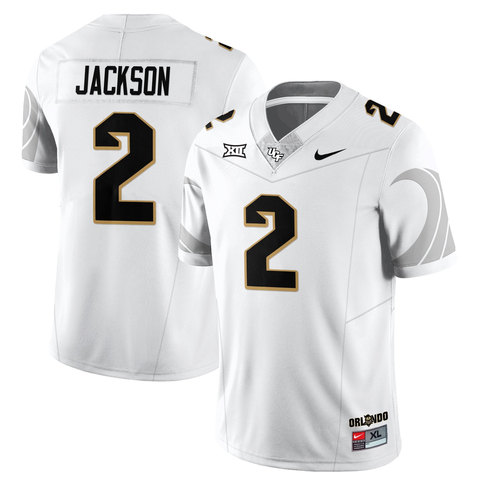 Tayven Jackson Jersey #2 UCF Football 2025 Core Uniforms Stitched