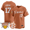 Teagan Kavan Jersey #17 Texas Longhorns 2026 Champions Stitched