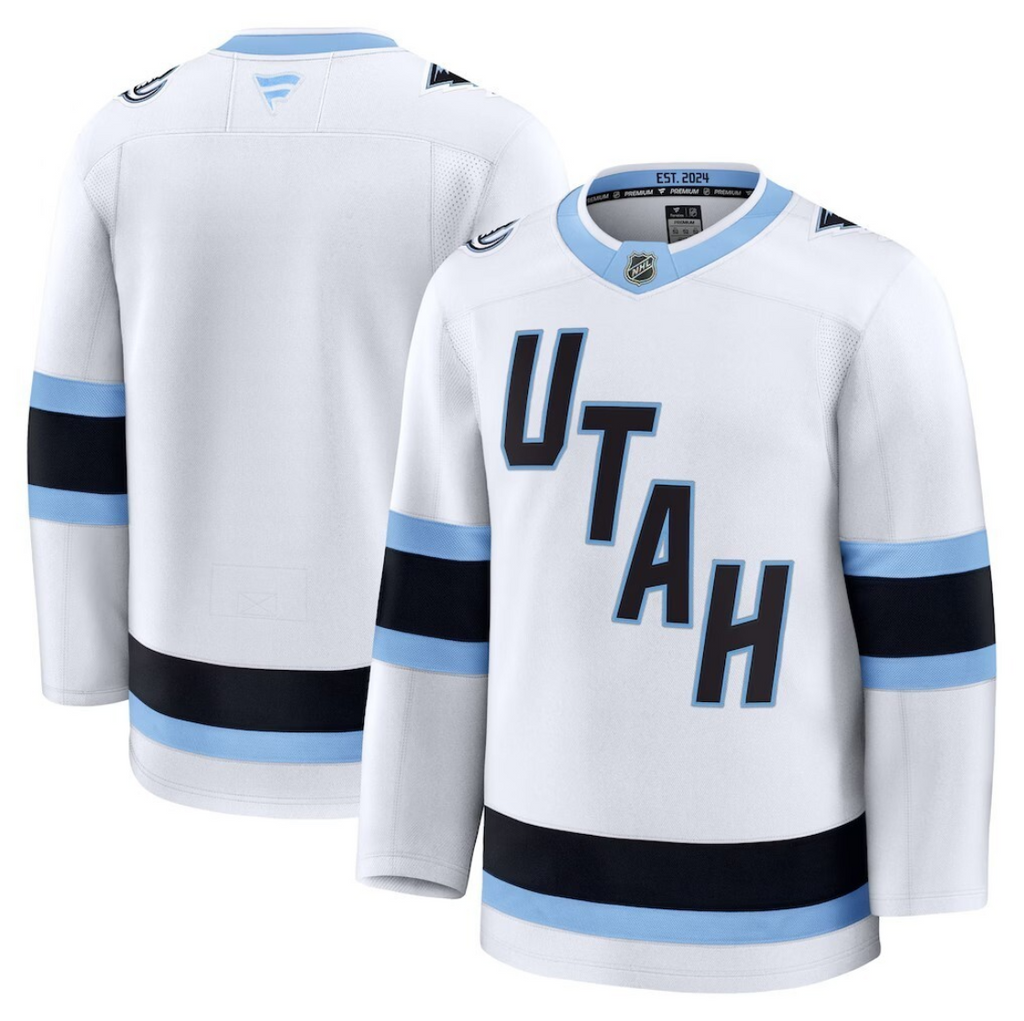Team Jersey Utah Mammoth Away Premium Player Stitched White