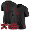 Team Jersey #1 James Madison Dukes Stranger Things Edition Stitched