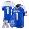 Team Jersey #1 Memphis Tigers 2025 Vapor Limited Stitched Royal Alter