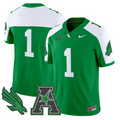 Team Jersey #1 North Texas Mean Green 2025 Vapor Limited Stitched Green Alter