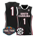 Team Jersey #1 South Carolina 2026 Final Four Basketball Stitched Black