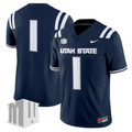 Team Jersey #1 Utah State Aggies 2025 Vapor Limited Stitched Navy