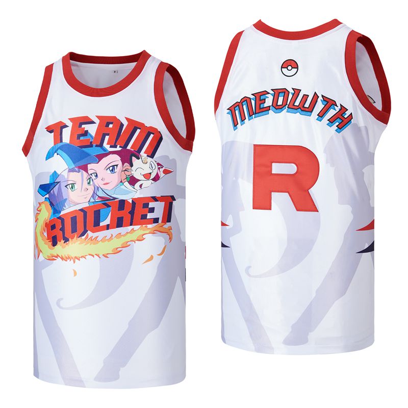 Team Rocket Medwth Movie Basketball Jersey