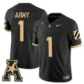 Team Jersey #1 Army Black Knights 2025 Vapor Limited Stitched