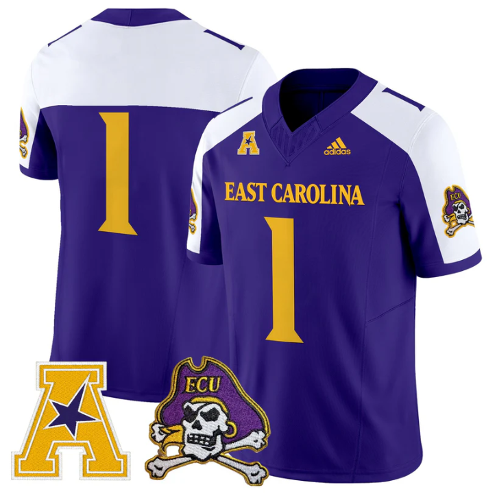 Team Jersey #1 East Carolina Pirates 2025 Vapor Limited Stitched