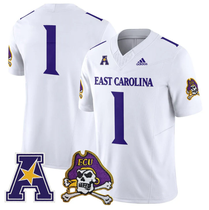 Team Jersey #1 East Carolina Pirates 2025 Vapor Limited Stitched