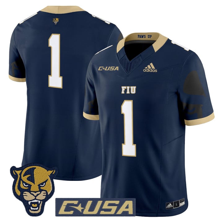 Team Jersey #1 Florida International Panthers 2025 Limited Stitched