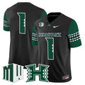 Team Jersey #1 Hawai'i Rainbow Warriors 2025 Vapor Stitched