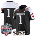 Team Jersey #1 Indiana Hoosiers 2026 Peach Bowl Champions CFP Finals Stitched
