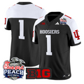Team Jersey #1 Indiana Hoosiers 2026 Peach Bowl Patch Stitched