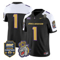 Team Jersey #1 James Madison Dukes 2025 SBC Champions Vapor Stitched