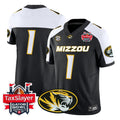 Team Jersey #1 Missouri Tigers 2025 Gator Bowl Vapor Limited Stitched