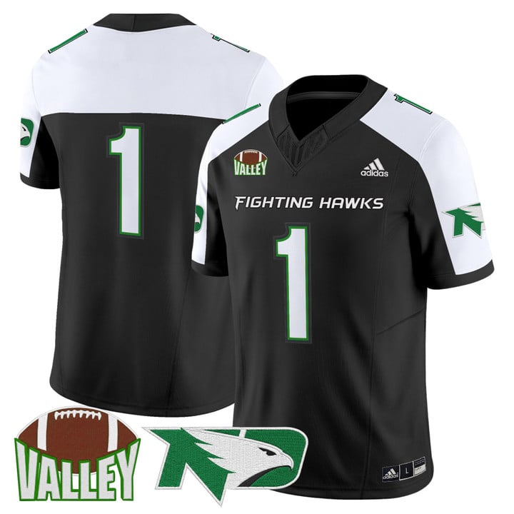 Team Jersey #1 North Dakota Fighting Hawks 2025 Vapor Limited Stitched