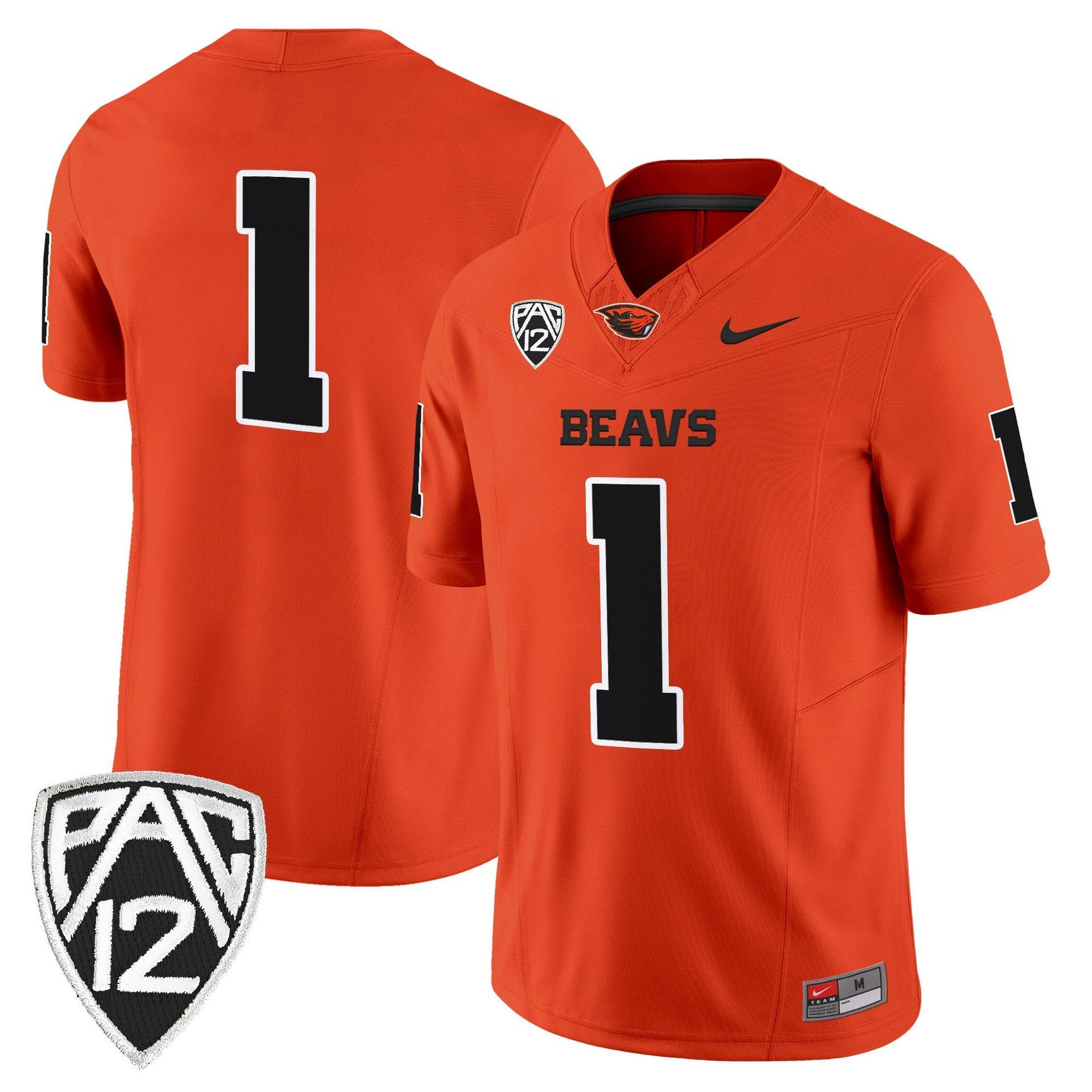 Team Jersey #1 Oregon State Beavers 2025 Limited Stitched Orange Alter