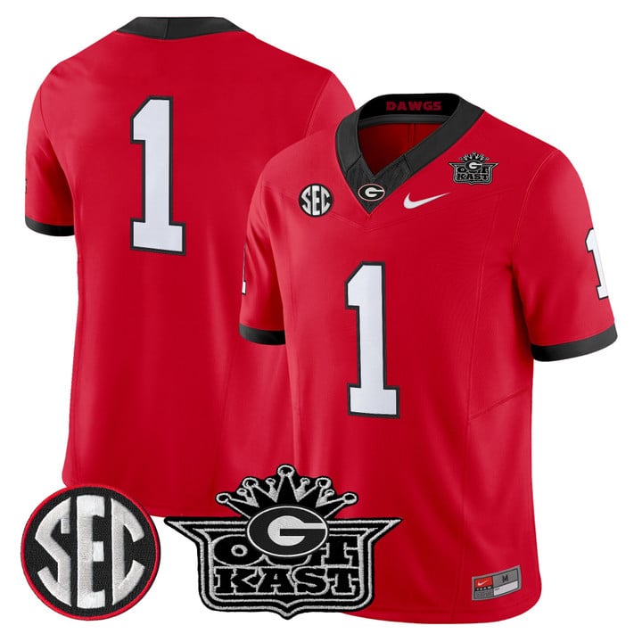 Team Jersey #1 Outkast x Georgia Bulldogs Vapor Limited Stitched