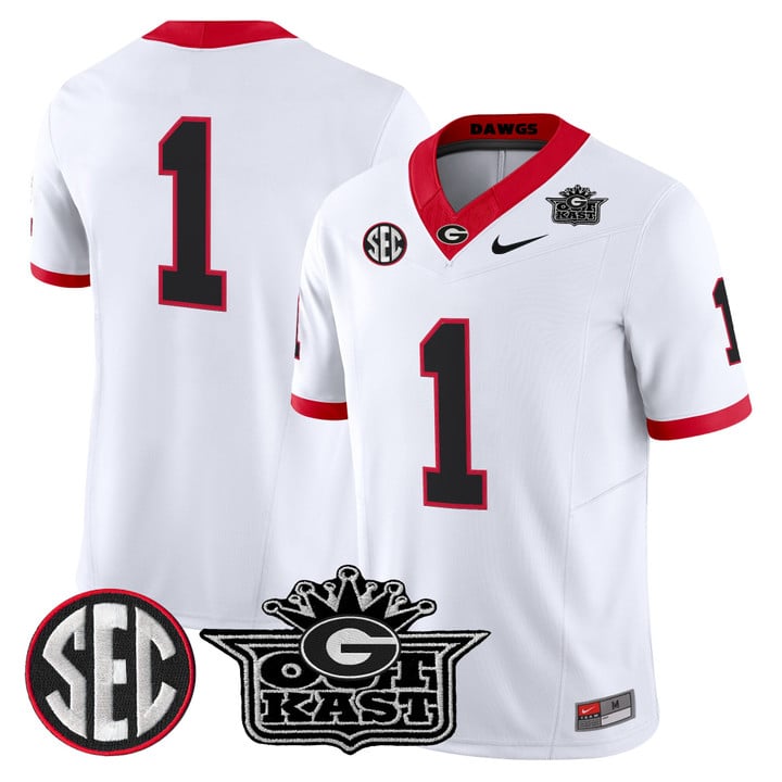 Team Jersey #1 Outkast x Georgia Bulldogs Vapor Limited Stitched