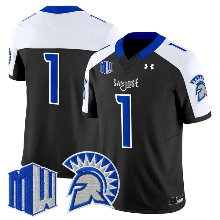 Team Jersey #1 San José State Spartans 2025 Vapor Limited Stitched