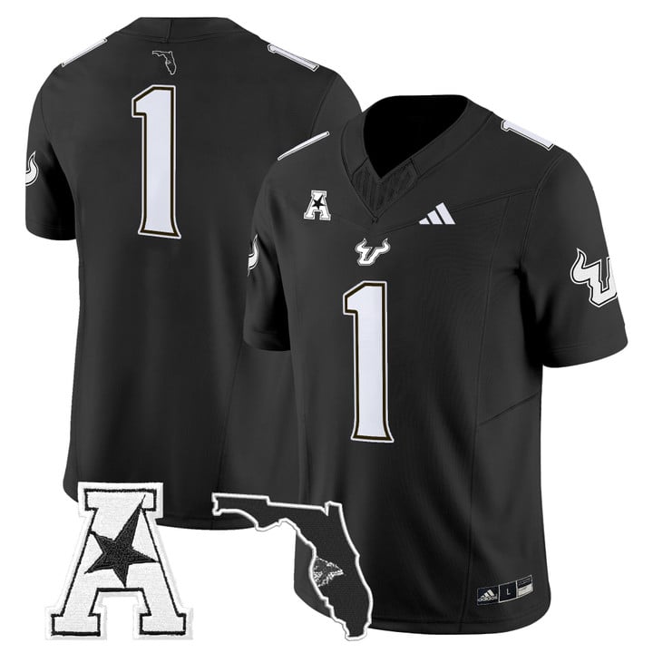 Team Jersey #1 South Florida Bulls 2025 Vapor Limited Stitched