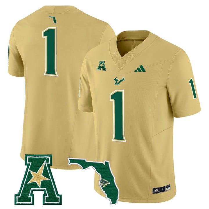 Team Jersey #1 South Florida Bulls 2025 Vapor Limited Stitched
