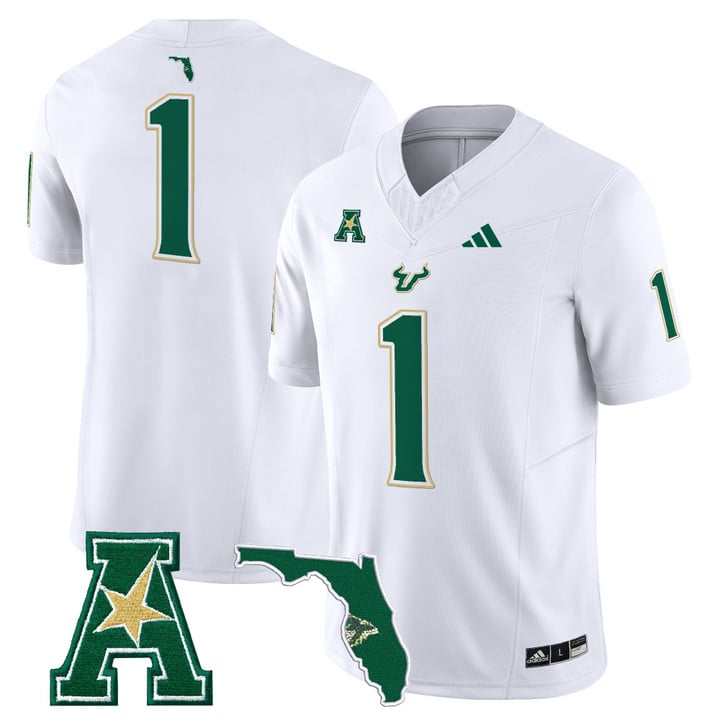 Team Jersey #1 South Florida Bulls 2025 Vapor Limited Stitched