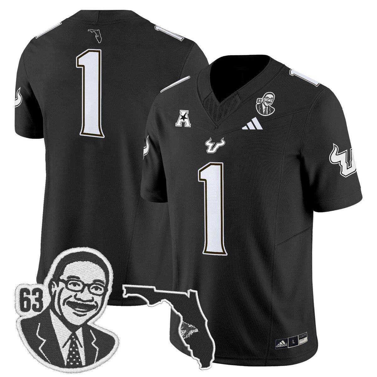 Team Jersey #1 South Florida Bulls Lee Roy Selmon Legacy Stitched