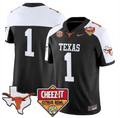 Team Jersey #1 Texas Longhorns 2025 State Map Citrus Bowl Patch Stitched
