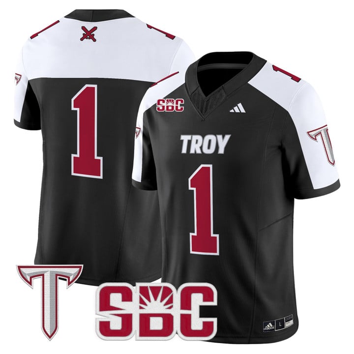 Team Jersey #1 Troy Trojans 2025 Vapor Limited Stitched