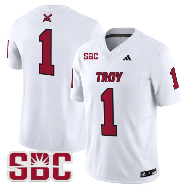 Team Jersey #1 Troy Trojans 2025 Vapor Limited Stitched