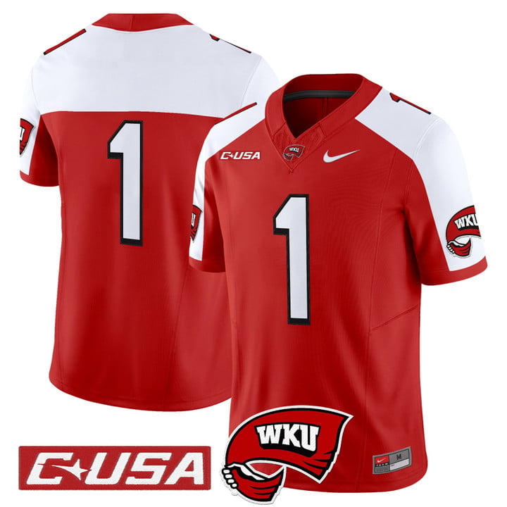 Team Jersey #1 Western Kentucky Hilltoppers 2025 Vapor Limited Stitched