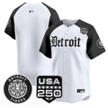 Team Jersey Blank Detroit Tigers Gothic Edition Vapor Limited Stitched
