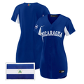 Team Jersey Blank Nicaragua 2026 World Baseball Dress Stitched