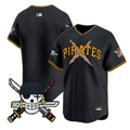 Team Jersey Blank Pittsburgh Pirates One Piece Zoro Patch Stitched