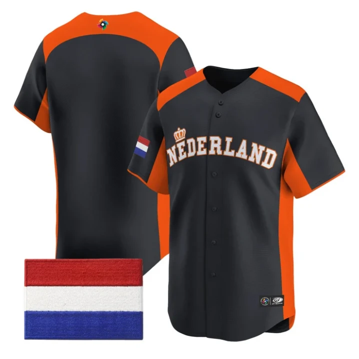 Team Jersey Blank Team Netherlands 2026 World Baseball Classic Stitched